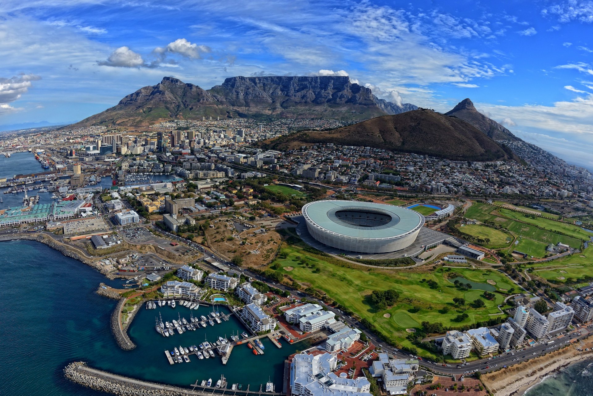 Cape Town waterfront area near InterContinental Table Bay Cape Town